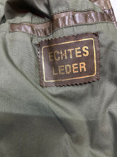 Load image into Gallery viewer, Vintage Echtes Leder Leather & Canvas Utility Jacket