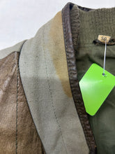 Load image into Gallery viewer, Vintage Echtes Leder Leather & Canvas Utility Jacket