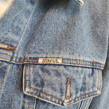 Load image into Gallery viewer, My Salty Soul Custom Denim Jacket - L