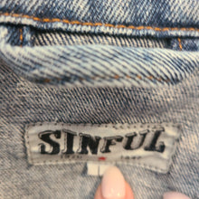 Load image into Gallery viewer, My Salty Soul Custom Denim Jacket - L