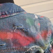 Load image into Gallery viewer, Lotus Rising Custom Denim Jacket -SP