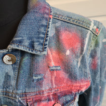 Load image into Gallery viewer, Lotus Rising Custom Denim Jacket -SP