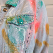 Load image into Gallery viewer, Wild At Heart Custom Denim Jacket