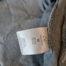 Load image into Gallery viewer, Hamsa Om Denim Jacket - Size Medium