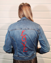 Load image into Gallery viewer, LOVE Denim Jacket