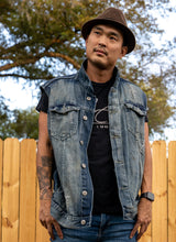 Load image into Gallery viewer, INNER PEACE Mens Denim Vest