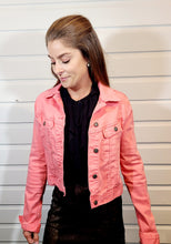 Load image into Gallery viewer, Winged LOVE Denim Jacket