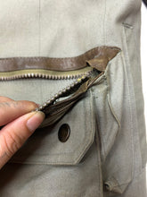 Load image into Gallery viewer, Vintage Echtes Leder Leather &amp; Canvas Utility Jacket
