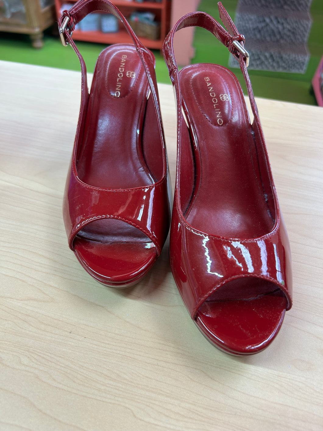 Red Bandolino Heels New