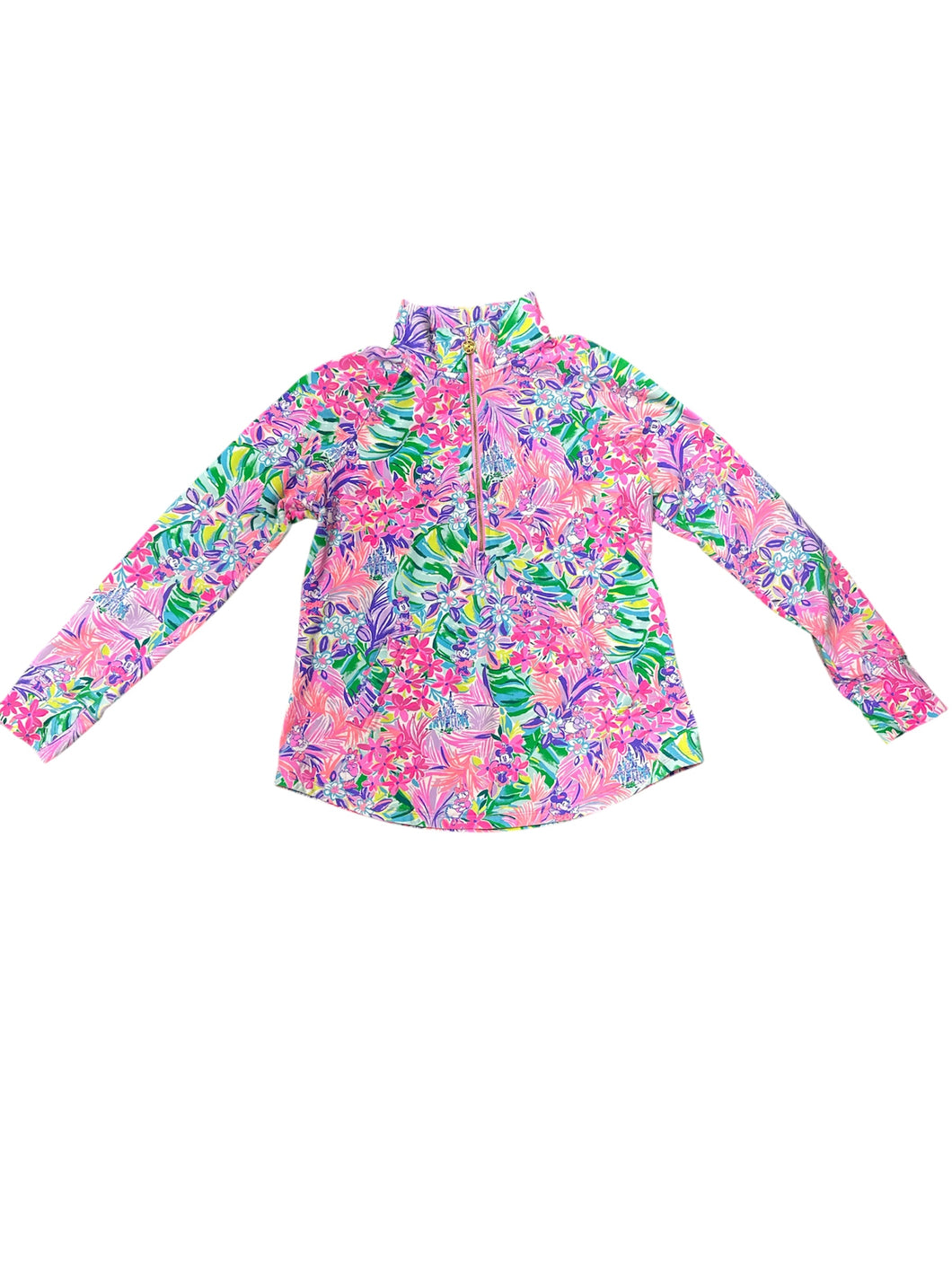 Lilly Pulitzer x Disney Quarter-Zip Pullover, Mickey & Minnie Parks Collection