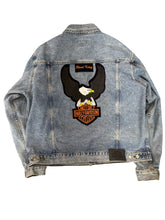Load image into Gallery viewer, Vintage 2001 Harley Davidson Jean Jacket
