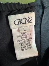 Load image into Gallery viewer, Caché Silk Sequin Asymmetrical Cami Top
