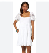Load image into Gallery viewer, Lilly Pulitzer white eyelet dress
