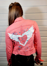 Load image into Gallery viewer, Winged LOVE Denim Jacket
