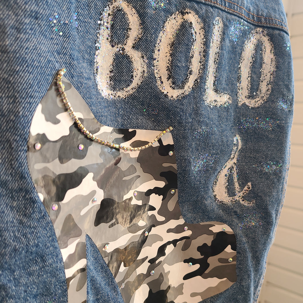 Bold & Beautiful Custom Denim Jacket
