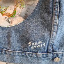 Load image into Gallery viewer, My Salty Soul Custom Denim Jacket - L
