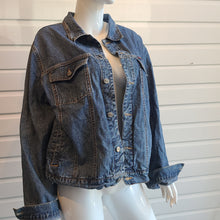 Load image into Gallery viewer, Dragonfly Faith Custom Denim Jacket
