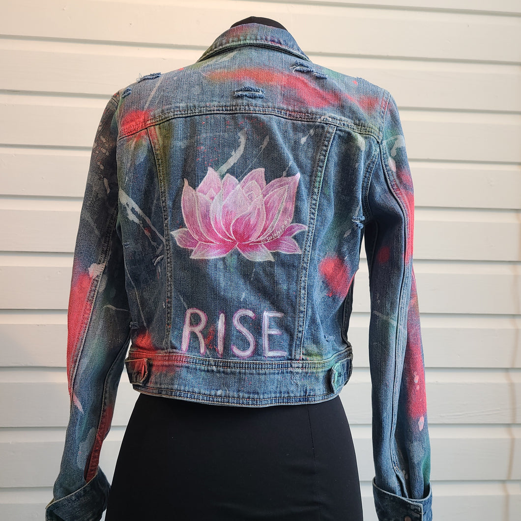 Lotus Rising Custom Denim Jacket -SP