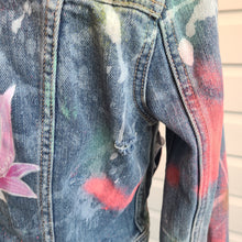 Load image into Gallery viewer, Lotus Rising Custom Denim Jacket -SP
