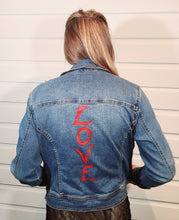 Load image into Gallery viewer, LOVE Denim Jacket
