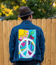 Load image into Gallery viewer, PEACE Denim Jacket
