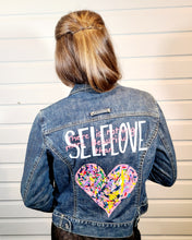 Load image into Gallery viewer, SELF LOVE Denim Jacket
