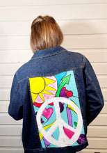 Load image into Gallery viewer, PEACE Denim Jacket
