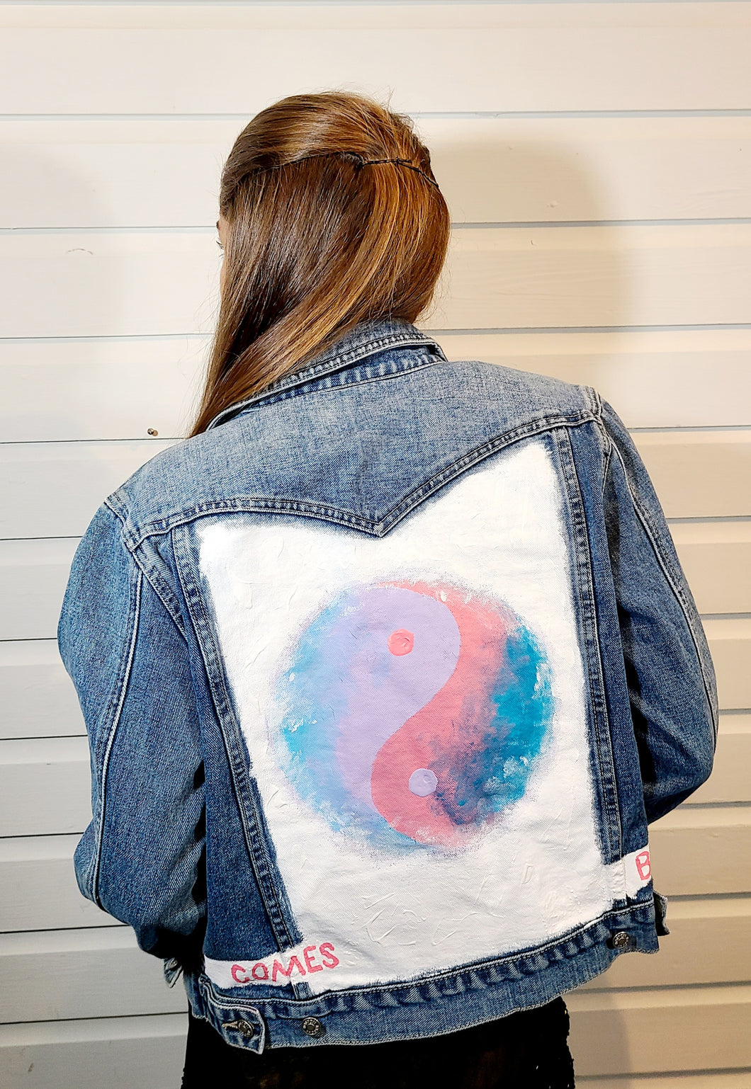 YIN-YANG Denim Jacket Women's Size 6