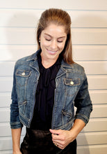 Load image into Gallery viewer, PUCKER UP! Denim Jacket
